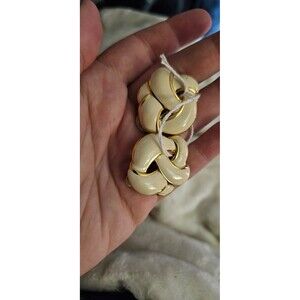 PEP Erwin Knot Clip On Earrings Bauble Style Signed